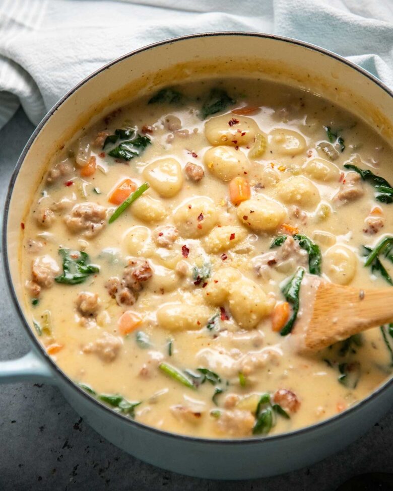 Creamy Sausage Gnocchi Soup – RecipeTin Eats